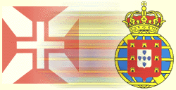 Imagem da cruz de Malta e escudo da coroa portuguesa