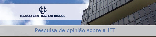 Banco Central do Brasil - Pesquisa de Opinião