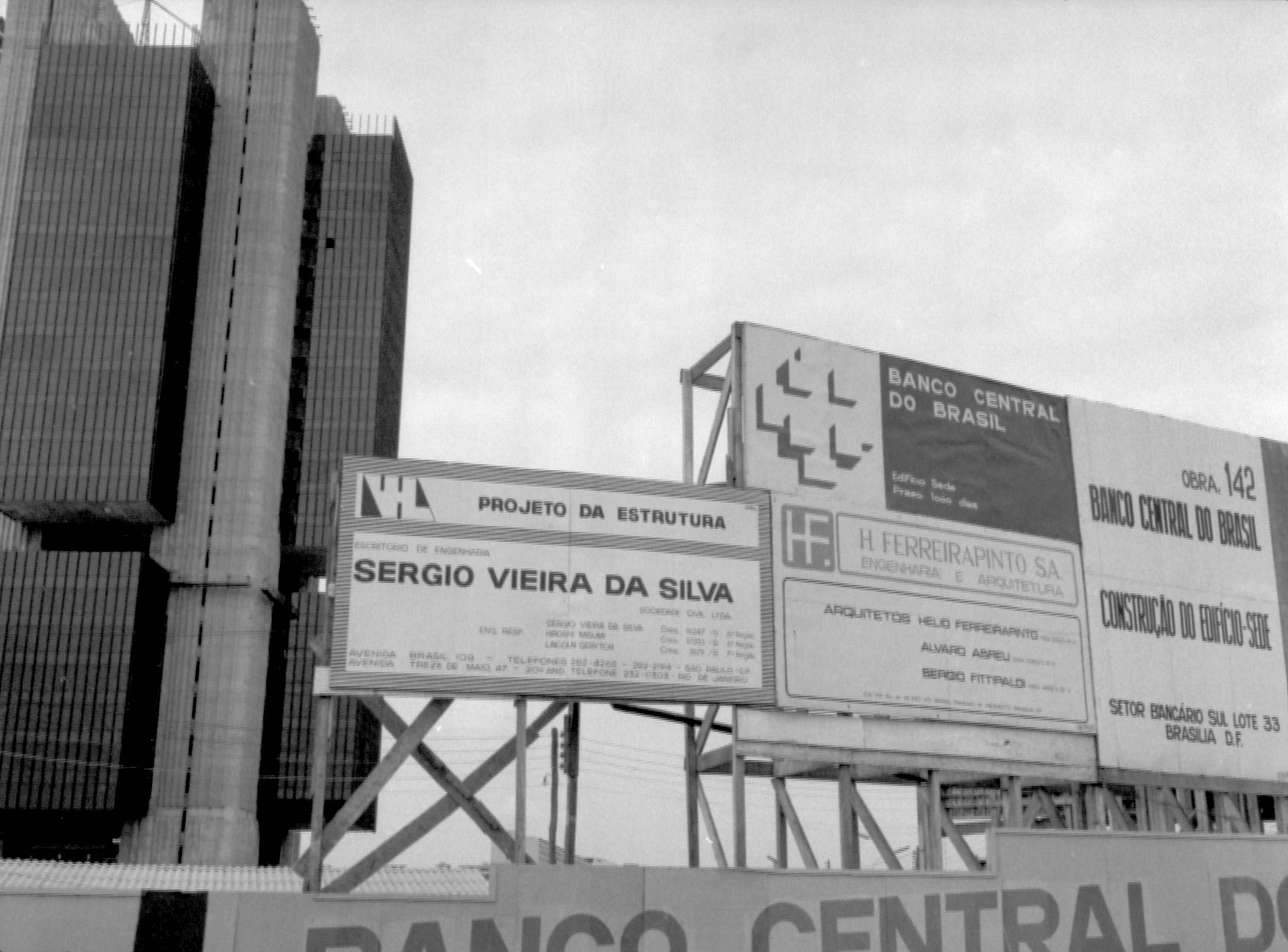 Construction of the headquarters of the Central Bank of Brazil